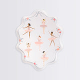 Ballerina Plates || Pack of 8