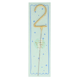 Sparkler Number Candles || Gold