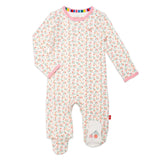 Organic Cotton Magnetic Footie || Mon Cheri