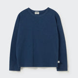 Navy, brushed warm slub t-shirt.