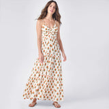 Women's Hope Dress || Small Orange Bud