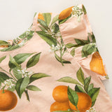 Baby Girls Abigail 2 Piece Set || Pink Botanical Oranges