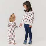 Girls Organic Legging || Navy