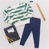 Girls Organic Legging || Navy