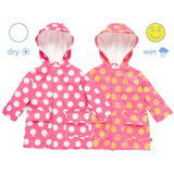 Magnetic Raincoat || Pink Polka Dot Emoji