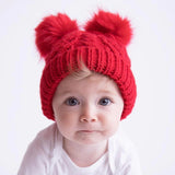 Fluffer Beanie Hat || Red