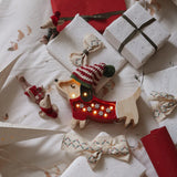 Little Lights Mini Holiday Puppy Lamp || Santa Helper