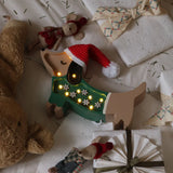Little Lights Mini Holiday Puppy Lamp || Christmas Snowflake
