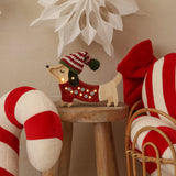 Little Lights Mini Holiday Puppy Lamp || Santa Helper