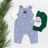 Baby Boys Oliver Sweater || Evergreen Santa