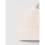 Waffle Weave Texture Hat with Knot || Pink