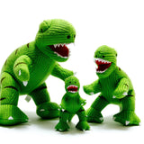 T-Rex Knitted Dinosaur || Green