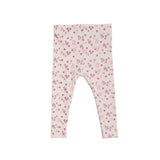 Floral Leggings || Baby Pink