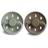 Frigg Moon Natural Rubber Baby Pacifier || Sage & Portobello