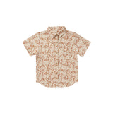 Collared Short Sleeve Shirt || Plumeria