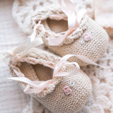 Knitted Ballerinas || Roses