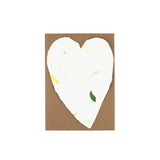 Floral Handmade Paper Heart Boxed || Small