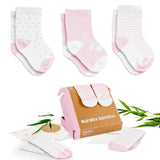 Pack of 3 Organic Bamboo Socks || Pink