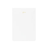 Mini Notepad || White P.S.