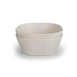 Square Dinnerware Bowls || Ivory