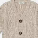 Cable Knit Cardigan || Ivory