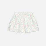 Gauze Floral Skirt Shorts