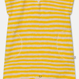 Toweling Stripe Baby Jumpsuit || Yellow