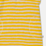 Toweling Stripe Baby Jumpsuit || Yellow