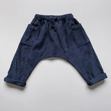 The Corduroy Harem Trouser || Indigo