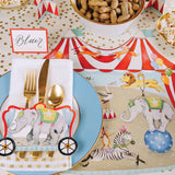 Die-Cut Circus Tent Placemat || Set of 12