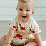 Playdate Romper || Crabs