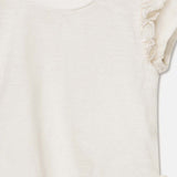 Ruffle Baby T-Shirt || Ivory