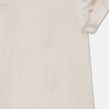 Ruffle T-Shirt || Ivory