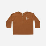 Henley Sweatshirt || Flag