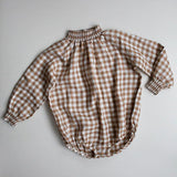 The Gingham Bodysuit || Bronze Gingham