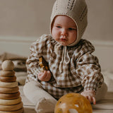 The Gingham Bodysuit || Bronze Gingham