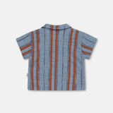 Striped Denim Baby Shirt