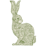 Die-Cut Greenhouse Hare Placemat || Set of 12
