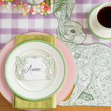 Die-Cut Greenhouse Hare Placemat || Set of 12