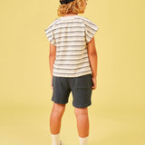 Double Face Bermuda Shorts || Anthracite
