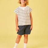 Double Face Bermuda Shorts || Anthracite