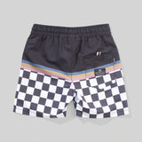 Checkmate B-Short || Charcoal & White