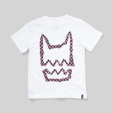 Check Logo Tee || White