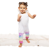 Kindness Romper || Lilac Rainbow