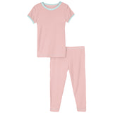 Short Sleeve Pajama Set || Baby Rose w/ Fresh Air