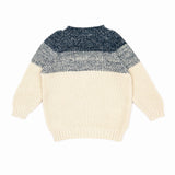 Lucas Sweater || Navy Marl & Natural