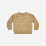 Cozy Heathered Knit Sweater || Honey