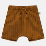 Gauze Stripe Baby Shorts || Oil