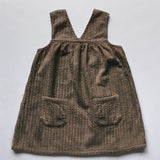 The Vintage Corduroy Overdress || Walnut
