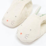Bunny Baby Booties || Mint